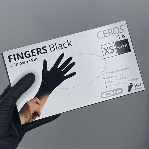 Рукавички нітрилові Black 3.5гр